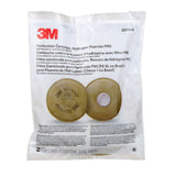 3M 2076HF Particulate Cartridge Filter, P95, Hydrogen Fluoride, Bayonet, Nuisance Level Acid Gas Relief (7000021310) (1 Pair)  - (50Pack) - 4