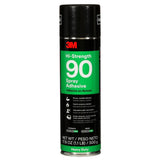3M 90 30023 Hi-Strength Spray Adhesive, Clear, 24 fl oz Can (Net Wt 17.6 oz) (7000023924)