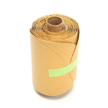 3M 216U Stikit Gold Paper Disc Roll, PSA, Aluminum Oxide P320, 5 in (7000028093)  - (6Pack) - 3
