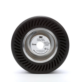 3M 28348 Rubber Slotted Expander Wheel, 5 in x 3-1/2 in 5/8 in Arbor Hole (7000028221)