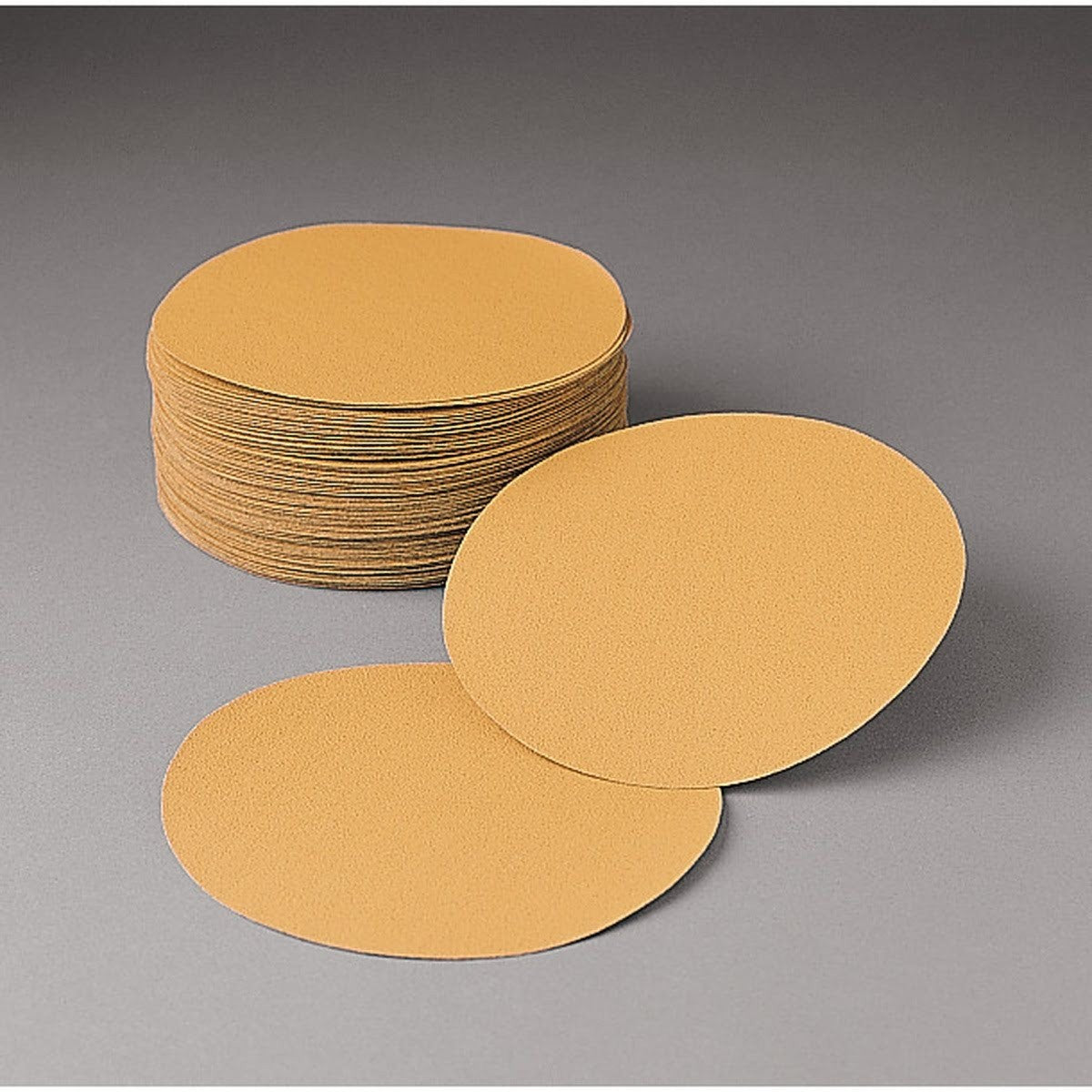 3M 255L Stikit Gold Film Disc Roll, P80, 5 in, Die 500X, 100 Discs per Roll (82471) (7000028226)  - (4Pack) - 3