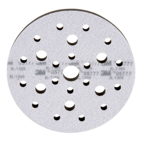 3M 05777 5777 Hookit Soft Interface Pad, Gray Foam, Hole Pattern, 6 in x 1/2 in x 3/4 in, Auto Body Sanding (7000028239)  - (10Pack) - 5