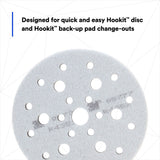 3M 05777 5777 Hookit Soft Interface Pad, Gray Foam, Hole Pattern, 6 in x 1/2 in x 3/4 in, Auto Body Sanding (7000028239)  - (10Pack) - 10