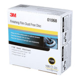 3M 260L 01068 Hookit Finishing Film Abrasive Disc Dust Free P1200 White 6 in (7000028242) (400 Pack) - 6