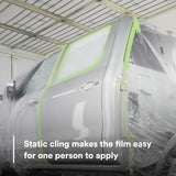 3M 06723 Plastic Sheeting, High Density Tear Resistant Durable Easy To Cut, Transparent, 12 ft x 400 ft (7000028280) - 4
