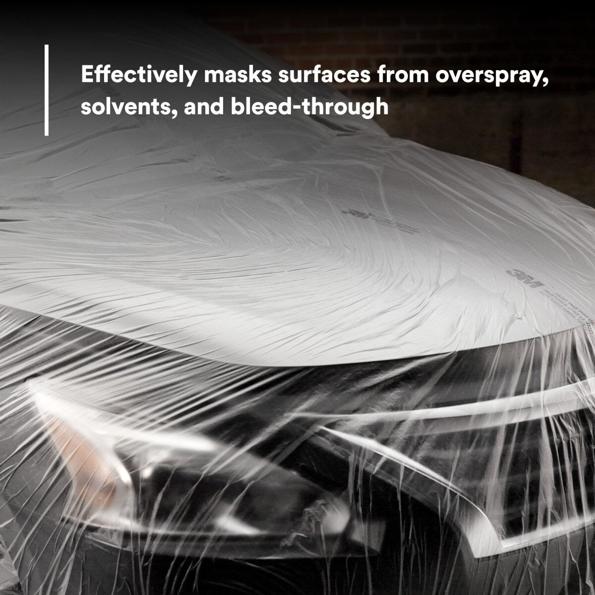 3M 06723 Plastic Sheeting, High Density Tear Resistant Durable Easy To Cut, Transparent, 12 ft x 400 ft (7000028280) - 5