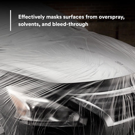 3M 06723 Plastic Sheeting, High Density Tear Resistant Durable Easy To Cut, Transparent, 12 ft x 400 ft (7000028280) - 5