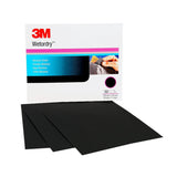 3M 213Q 02035 Abrasive Sheet, P800 Grit, Black, 9 in x 11 in (7000028324) (250 Pack) - 7