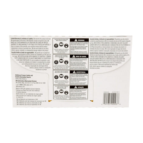 3M 401Q 02023 Wet/Dry Abrasive Sheet, Silicon Carbide, 1500 Grit, Black, 5 1/2 in x 9 in (7000028329) (250 Pack) - 6