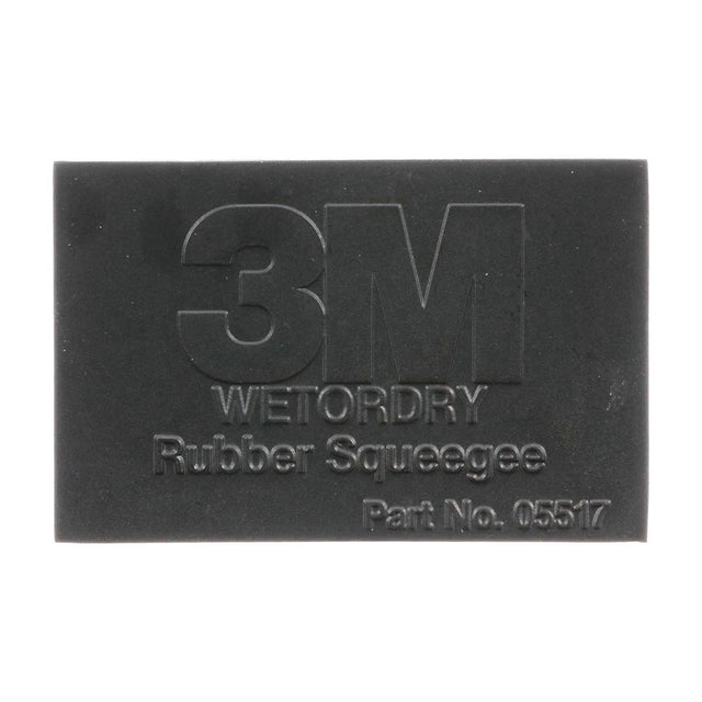 3M 05517 Rubber Squeegee, Black, 2-3/4 in x 4-1/4 in, For Wet Sanding (7000028348) (50 Pack)