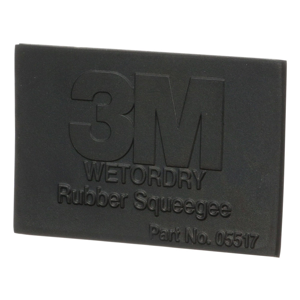 3M 05517 Rubber Squeegee, Black, 2-3/4 in x 4-1/4 in, For Wet Sanding (7000028348) (50 Pack) - 2