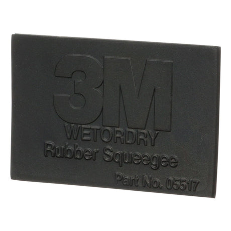 3M 05517 Rubber Squeegee, Black, 2-3/4 in x 4-1/4 in, For Wet Sanding (7000028348) (50 Pack) - 2