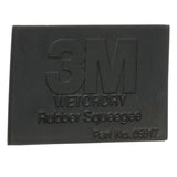3M 05517 Rubber Squeegee, Black, 2-3/4 in x 4-1/4 in, For Wet Sanding (7000028348) (50 Pack) - 3