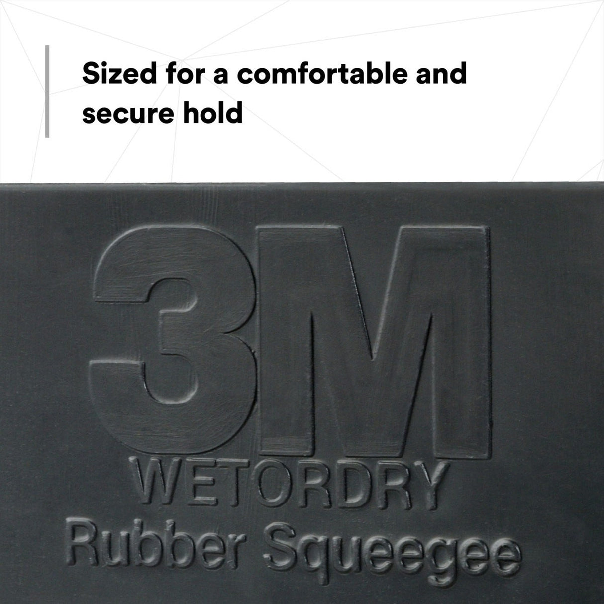 3M 05517 Rubber Squeegee, Black, 2-3/4 in x 4-1/4 in, For Wet Sanding (7000028348) (50 Pack) - 10