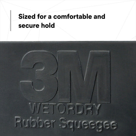 3M 05517 Rubber Squeegee, Black, 2-3/4 in x 4-1/4 in, For Wet Sanding (7000028348) (50 Pack) - 10