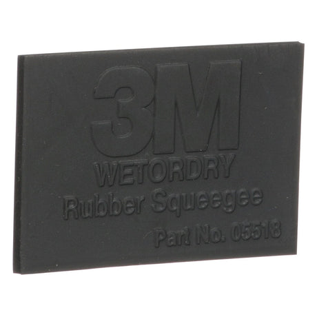 3M 05518 Rubber Squeegee, Firm, Black, 2 in x 3 in (7000028349) (50 Pack)