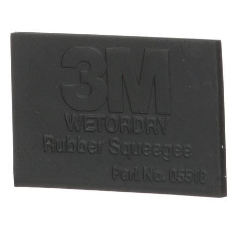 3M 05518 Rubber Squeegee, Firm, Black, 2 in x 3 in (7000028349) (50 Pack) - 2
