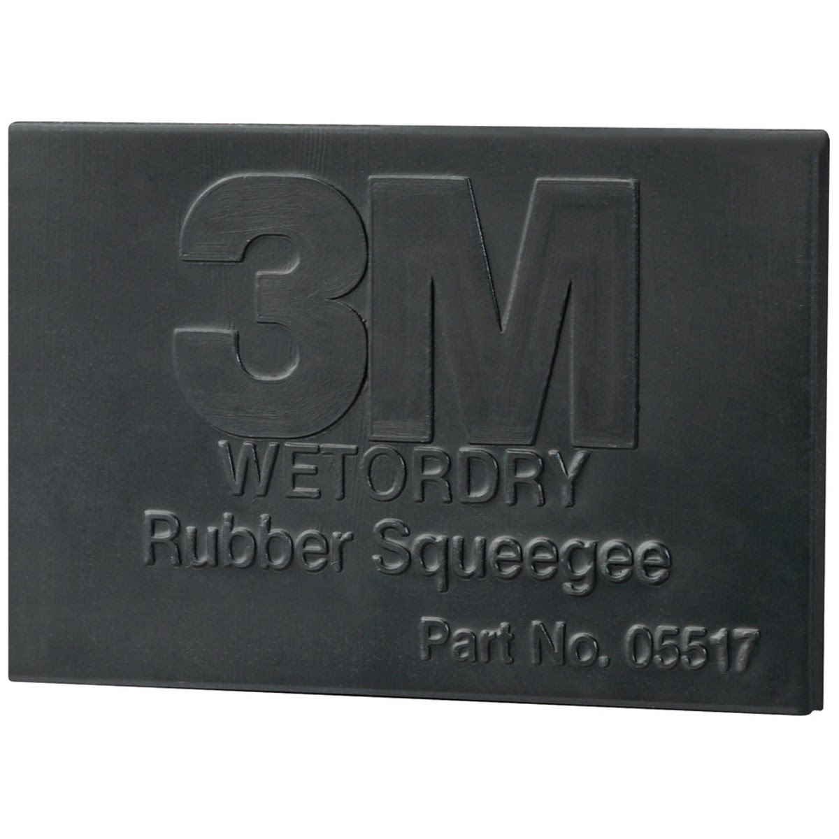 3M 05518 Rubber Squeegee, Firm, Black, 2 in x 3 in (7000028349) (50 Pack) - 5