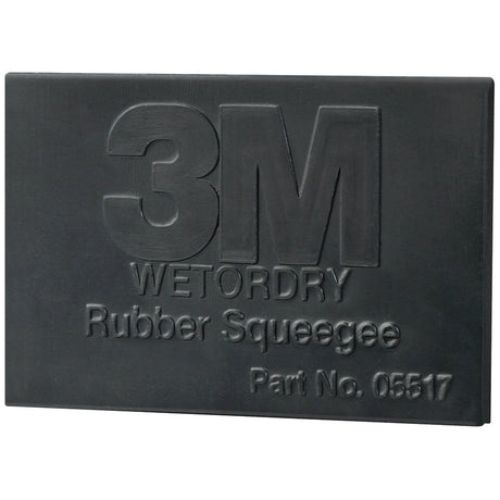 3M 05518 Rubber Squeegee, Firm, Black, 2 in x 3 in (7000028349) (50 Pack) - 5