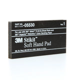 3M Stikit Soft Hand Pad, PSA, Black, 2-3/4 in x 5-1/2 in x 3/8 in (05530) (7000028351)  - (50Pack)