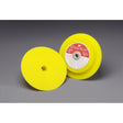 3M 947 Hookit Disc Pad Holder, Hook and Loop, Yellow, Rubber, 7 in x 1 in x 5/8 in-11 Internal (7000028353)