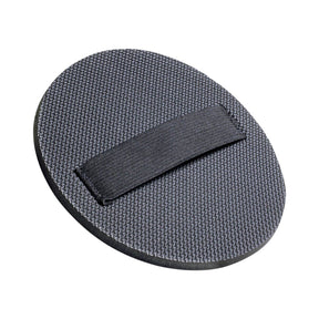 3M Hookit Hand Pad, Hook and Loop, Soft Foam Rubber, Black, 6 in, 1 in Strap (05791) (7000028382)  - (20Pack)