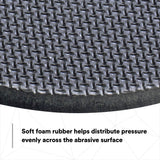 3M Hookit Hand Pad, Hook and Loop, Soft Foam Rubber, Black, 6 in, 1 in Strap (05791) (7000028382)  - (20Pack) - 4