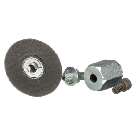 3M Roloc Disc Pad Assembly, Quick Change Disc Pad Holder, Hard Rubber, Black, 2 in (05539) (7000028392)  - (10Pack) - 3