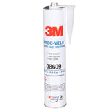 3M 08609 Super Fast Urethane Windshield Adhesive, Black, 10.5 fl oz (310 mL) Cartridge, One-Part Auto Glass Sealant (7000028403)  - (12Pack)