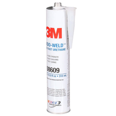 3M 08609 Super Fast Urethane Windshield Adhesive, Black, 10.5 fl oz (310 mL) Cartridge, One-Part Auto Glass Sealant (7000028403) - 4