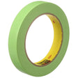 3M 233+ 46334 Scotch Performance Green Masking Tape, Crepe Paper, Rubber Adhesive, 18 mm x 55 m (7000028422) (48 Pack)