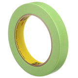 3M 233+ 46334 Scotch Performance Green Masking Tape, Crepe Paper, Rubber Adhesive, 18 mm x 55 m (7000028422) (48 Pack) - 2