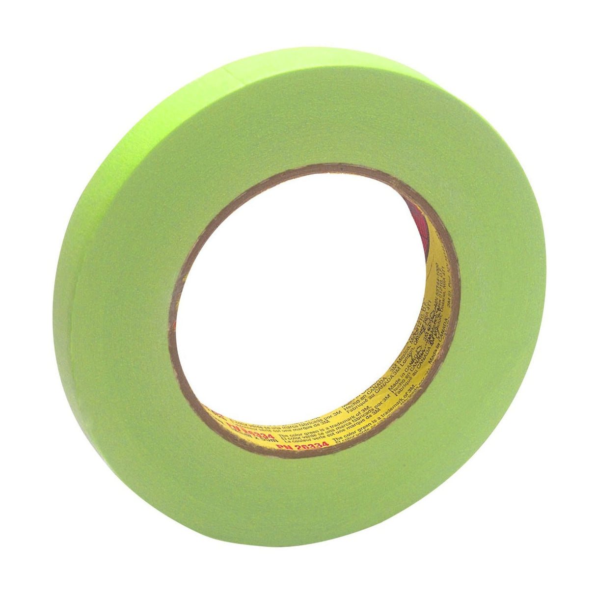 3M 233+ 46334 Scotch Performance Green Masking Tape, Crepe Paper, Rubber Adhesive, 18 mm x 55 m (7000028422) (48 Pack) - 5