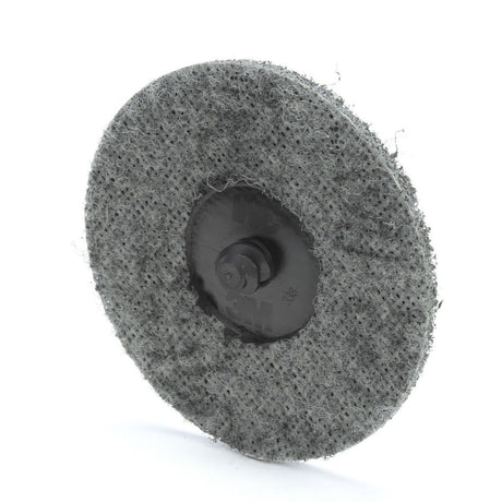 3M SC-DR Scotch-Brite Roloc Surface Conditioning Disc, SiC Super Fine, TR, Gray, 3 in (7000028501) (100 Pack) - 3