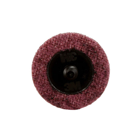 3M SC-DR 07481 Scotch-Brite Roloc Surface Conditioning Disc, TR, A/O Medium, Maroon, 2 in (7000028506) (100 Pack) - 2