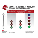 3M SC-DR 07480 Scotch-Brite Roloc Surface Conditioning Disc TR Coarse 2 in (7000028507) (100 Pack) - 5