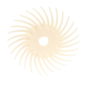 3M Scotch-Brite Roloc SR Radial Bristle Disc, White, 3 in x 3/8 in (7000028525) (40 Pack)