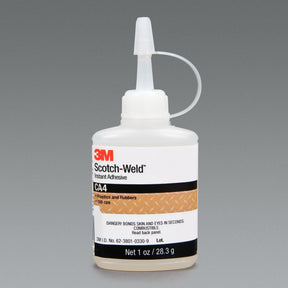 3M Scotch Scotch-Weld Instant Adhesive, Clear, 1 fl oz Bottle (CA4) (7000028586)  - (12Pack)