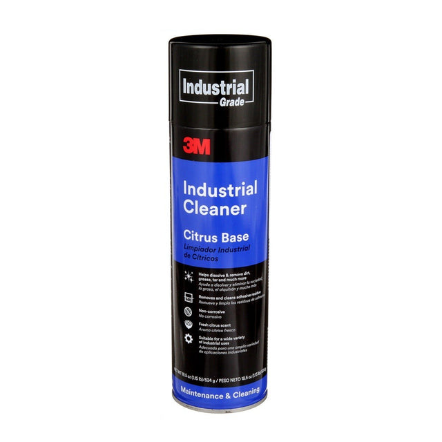 3M Industrial Cleaner and Degreaser Aerosol, Citrus Base, Net Wt 18.5 oz (CIT CLNR) (7000028595)  - (12Pack)