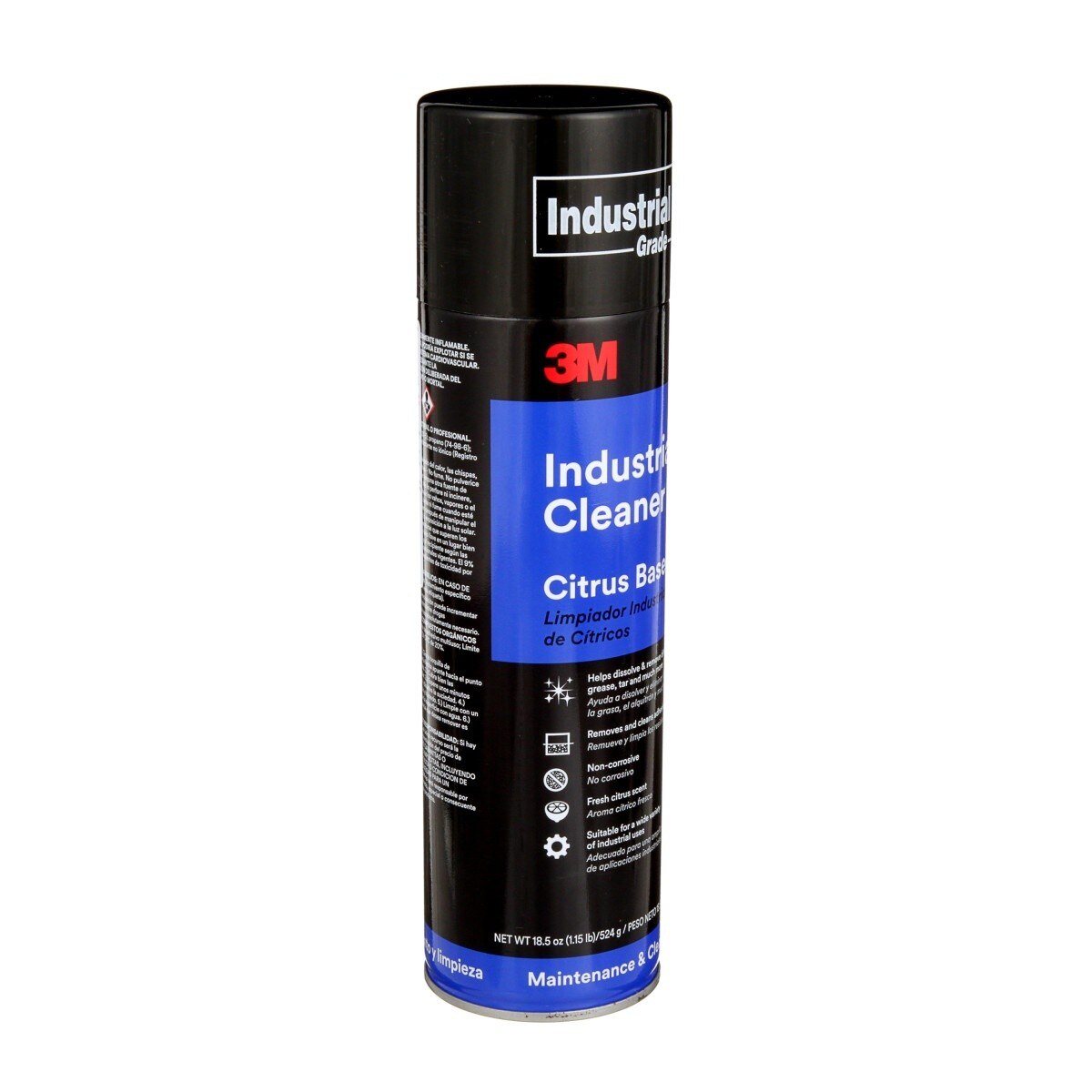 3M Industrial Cleaner and Degreaser Aerosol, Citrus Base, Net Wt 18.5 oz (CIT CLNR) (7000028595)  - (12Pack) - 2