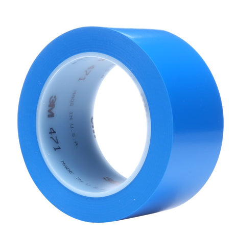 3M 471 Vinyl Tape, Blue, 2 in x 36 yd, 5.2 mil (7000028851) (24 Pack) - 4