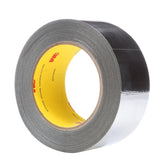3M 363 High Temperature Aluminum Foil Glass Cloth Tape, Silver, 2 in x 36 yd, 7.3 mil (7000028867) (24 Pack) - 2