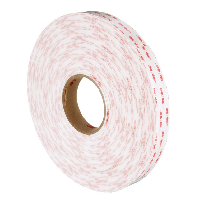 3M 4950 VHB Tape, White, 1/2 in x 36 yd, 45 mil (7000028869) (18 Pack)