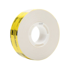 3M 928 Scotch ATG Repositionable Double Coated Tissue Tape, Translucent White, 1/2 in x 18 yd, 2 mil (7000028874) (72 Pack)