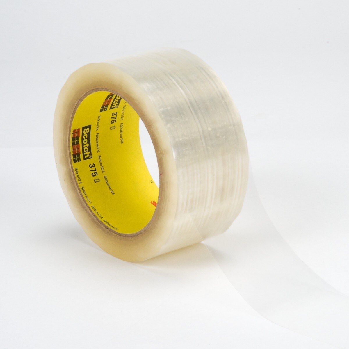 3M 375 Scotch Box Sealing Tape, Clear, 48 mm x 50 m (7000028907) (36 Pack)