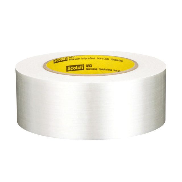 3M 893 Scotch Filament Tape, Clear, 1-7/8 in x 60 yd, 6 mil (7000028932)