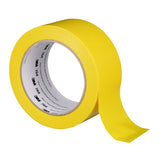 3M 764 General Purpose Vinyl Tape Yellow 2 in x 36 yd 5 mil Light Traffic Floor Marking and Color Coding (7000028954)  - (24Pack) - 3
