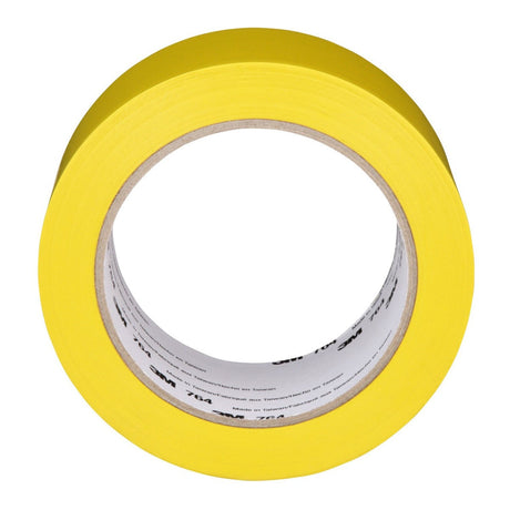 3M 764 General Purpose Vinyl Tape Yellow 2 in x 36 yd 5 mil Light Traffic Floor Marking and Color Coding (7000028954) - 4