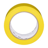 3M 764 General Purpose Vinyl Tape Yellow 2 in x 36 yd 5 mil Light Traffic Floor Marking and Color Coding (7000028954)  - (24Pack) - 5