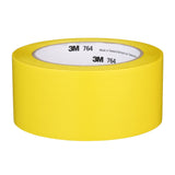 3M 764 General Purpose Vinyl Tape Yellow 2 in x 36 yd 5 mil Light Traffic Floor Marking and Color Coding (7000028954) - 6